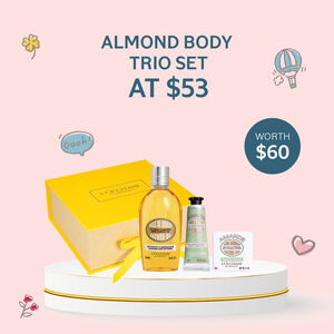 Almond Body Trio Set  | L’OCCITANE Singapore